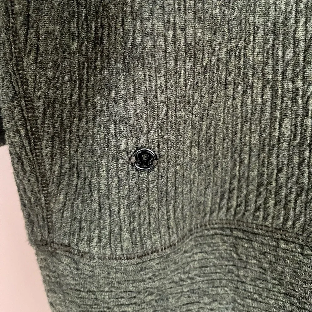 {Lululemon} Along the Way Dress in Heathered Dark Olive - Womens Small